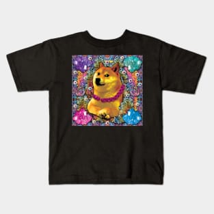 shibe doggo wants your snoot boop Kids T-Shirt